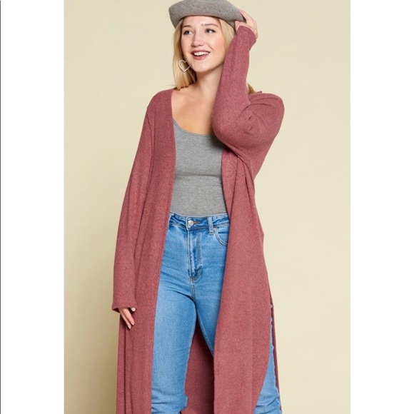 NEW! Casual Longline Cardigan! - Picture 6 of 6